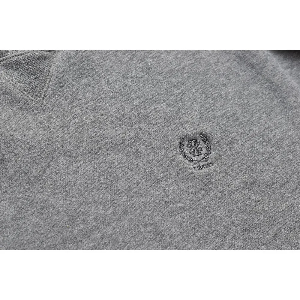 IZOD Men's 3XLT Gray Crewneck Sweatshirt Pullover Embroidered Logo Tall Fit